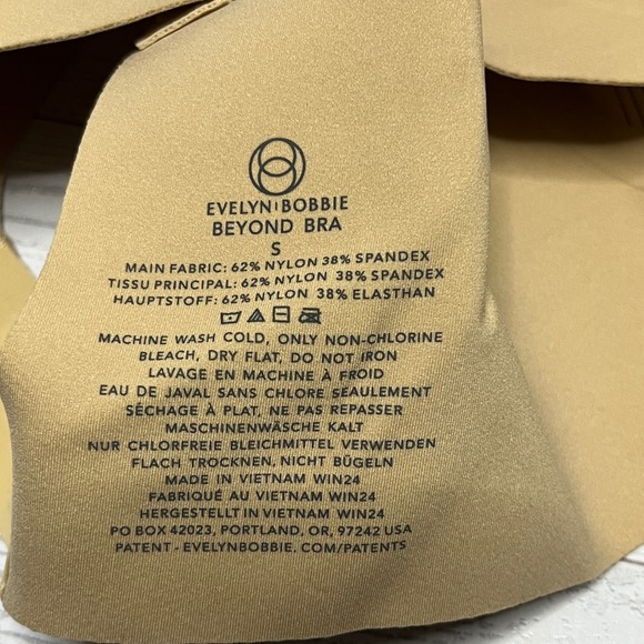 Evelyn Bobbie Beyond Bra Sand Beige Wireless Seamless Support Small 101519-SAN-S - Picture 8 of 8